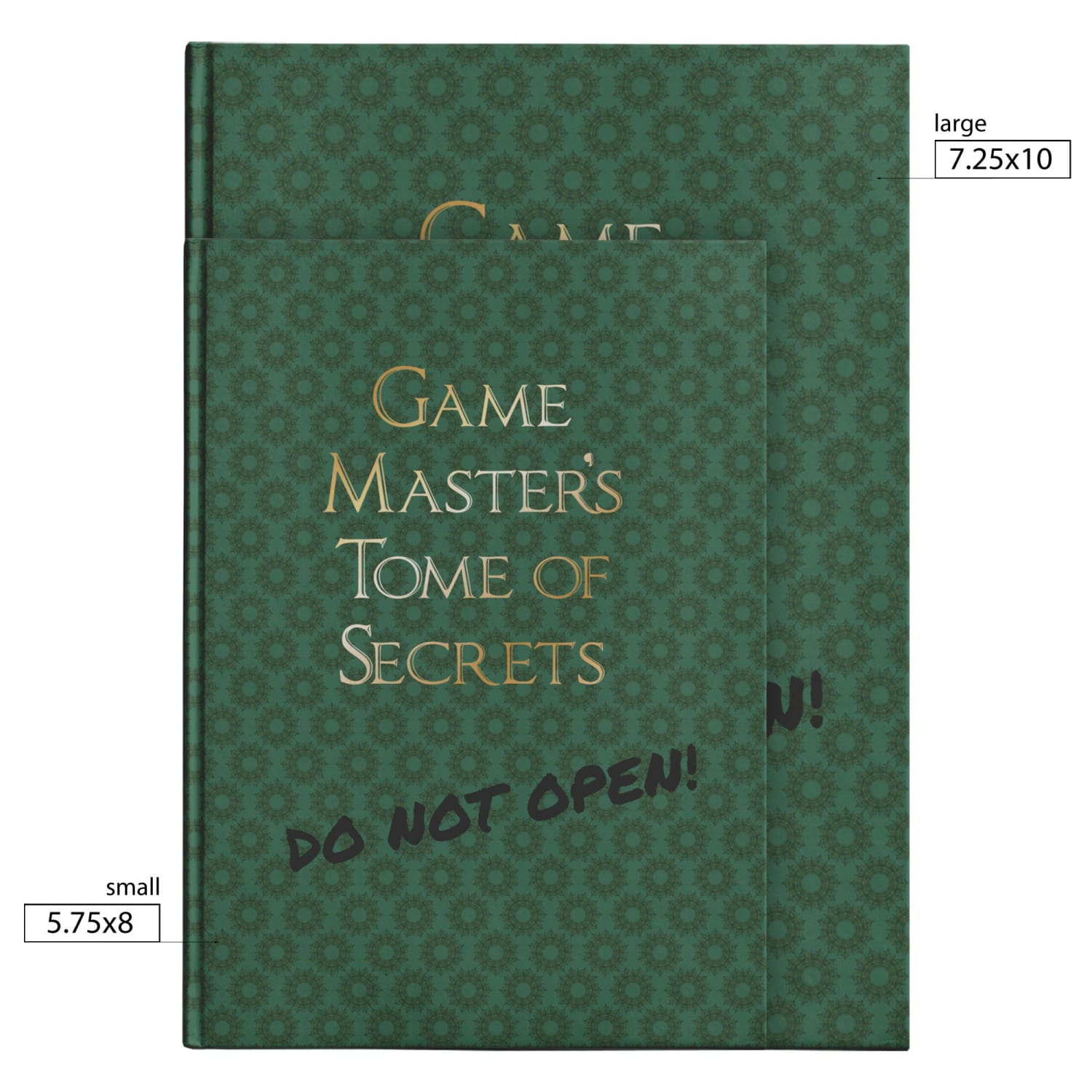 Game Master’s Tome of Secrets Green - Small - Notebooks