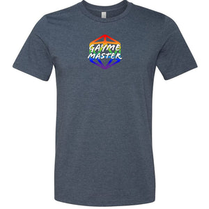 Gayme Master Sass Unisex Premium Tee - Heather Navy / XS