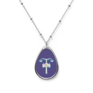God of Justice - Tyr - D&D TTRPG Holy Symbol Necklace - One Size / Silver - Accessories