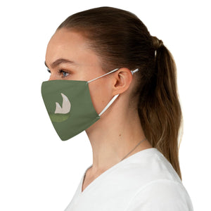 Green Orc Mouth Fabric Face Mask - One size - Accessories