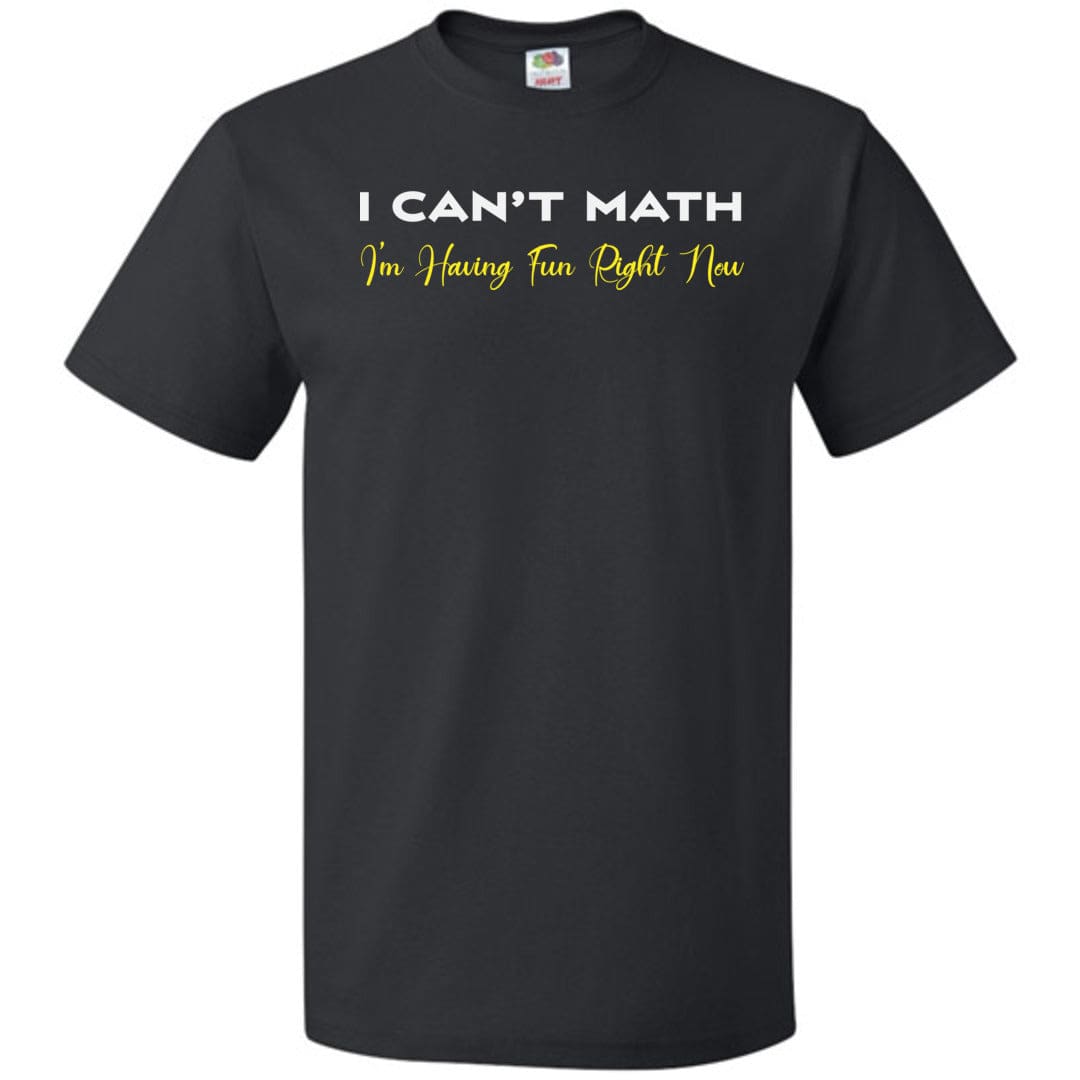 I Can’t Math Unisex Classic Tee - Black / S