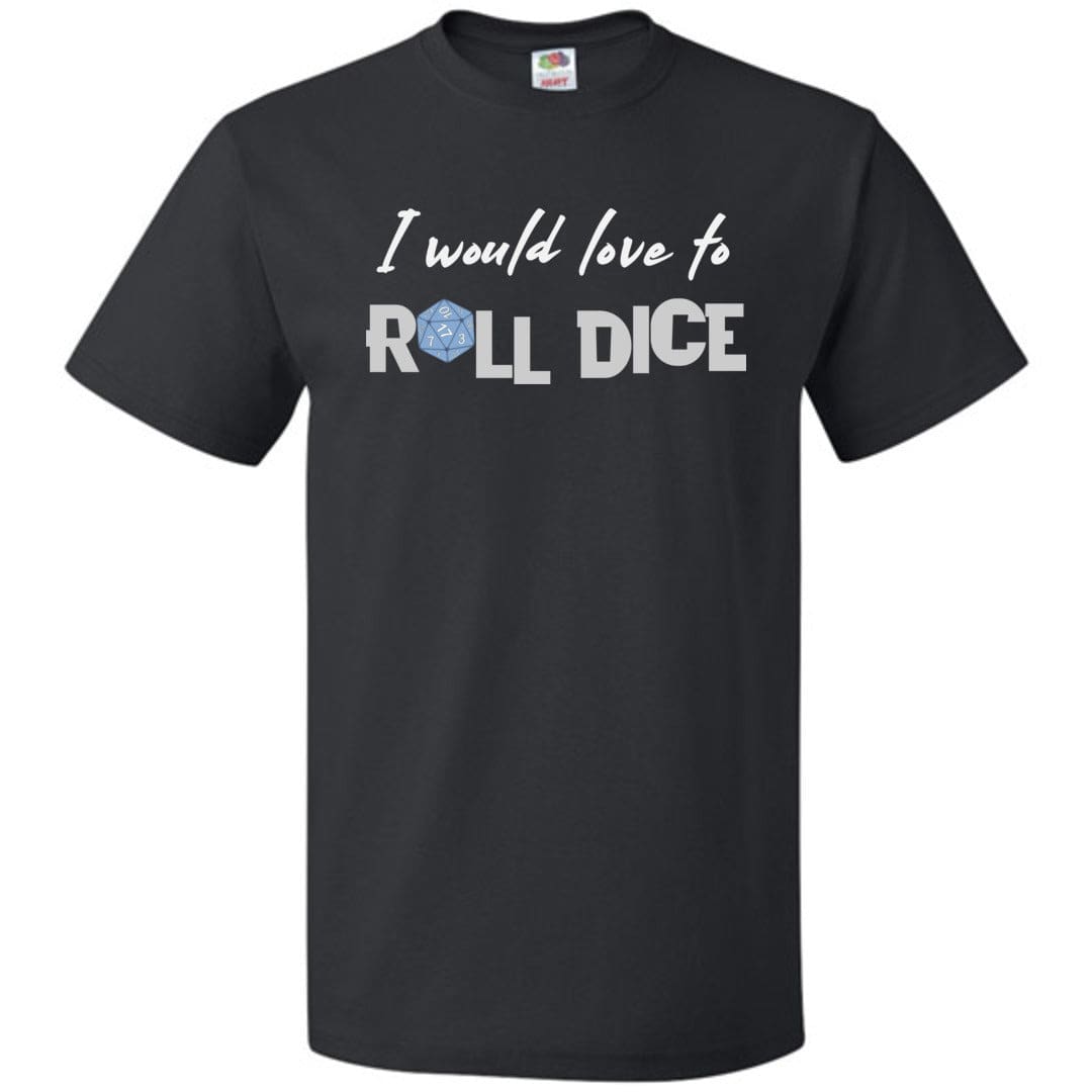I Would Love To Roll Dice Unisex Classic Tee - Black / S