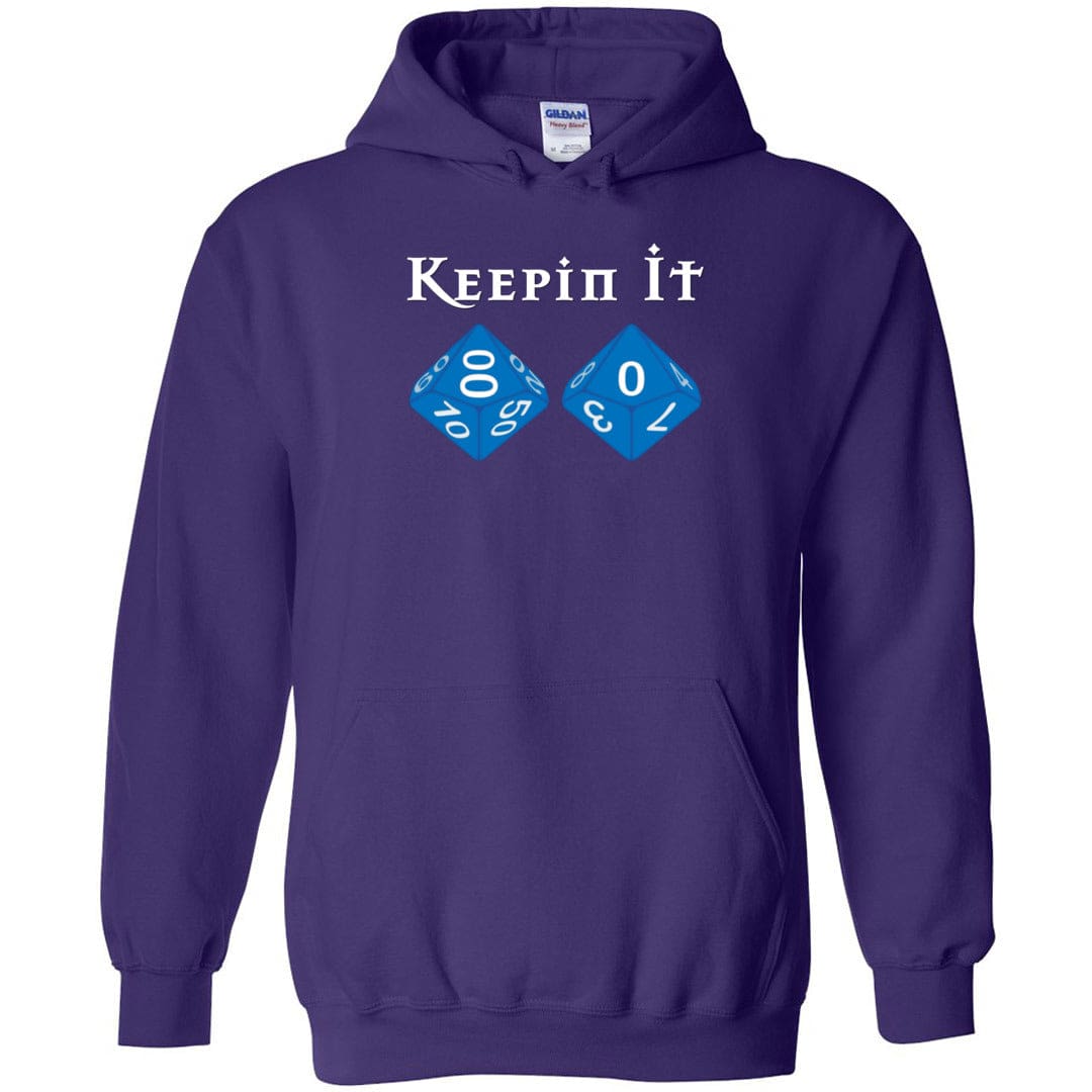Keepin It D100 Unisex Pullover Hoodie - Purple / S
