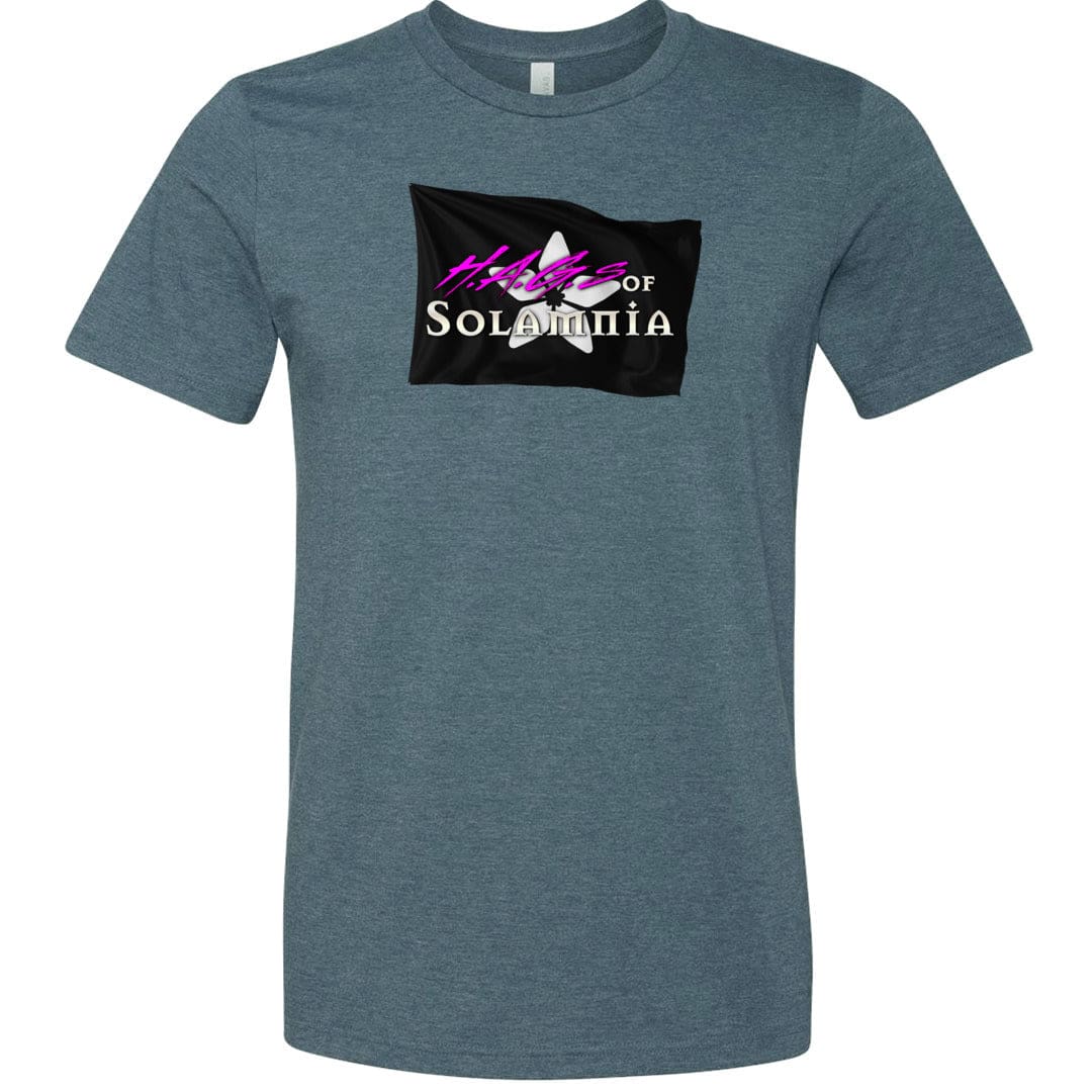 Legacy of Chaos HAG Flag Unisex Premium Tee - Heather Slate / XS