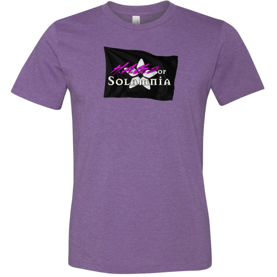 Legacy of Chaos HAG Flag Unisex Premium Tee - Heather Team Purple / XS