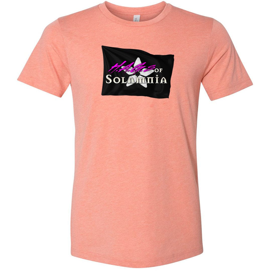 Legacy of Chaos HAG Flag Unisex Premium Tee - Heather Prism Sunset / XS