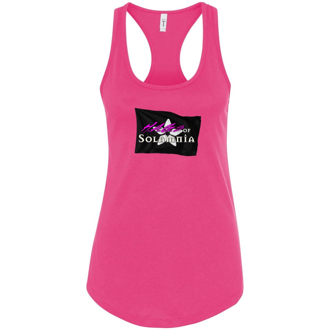 Legacy of Chaos HAG Flag Womens Premium Racerback Tank - Raspberry / XS