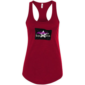 Legacy of Chaos HAG Flag Womens Premium Racerback Tank - Scarlet / S