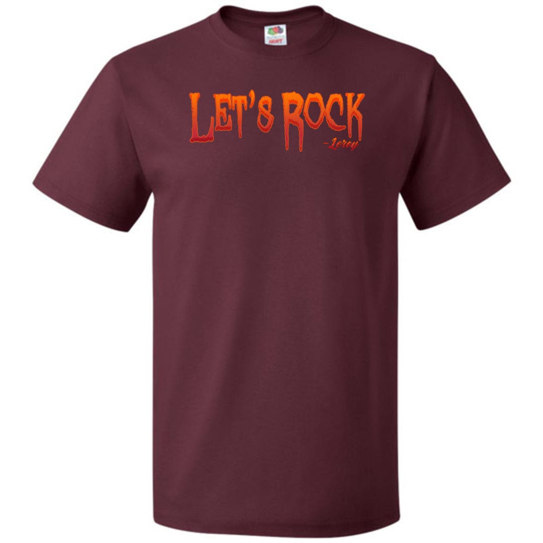 Let’s Rock Unisex Classic Tee - Maroon / S