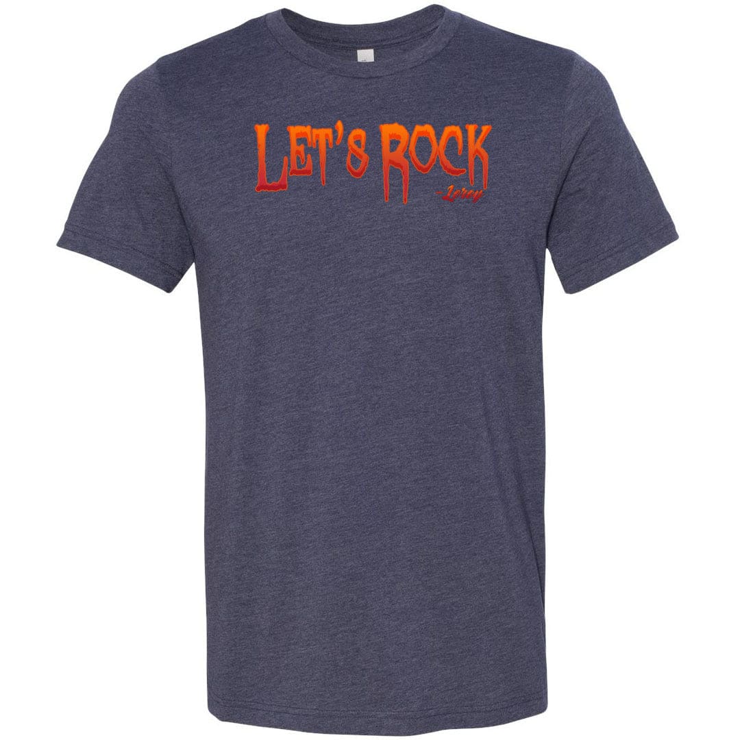 Let’s Rock Unisex Premium Tee - Heather Midnight Navy / XS