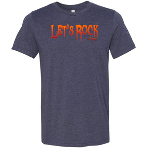 Let’s Rock Unisex Premium Tee - Heather Midnight Navy / XS