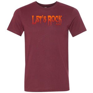 Let’s Rock Unisex Premium Tee - Heather Cardinal / XS