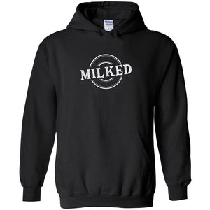 Milked Unisex Pullover Hoodie - Black / S