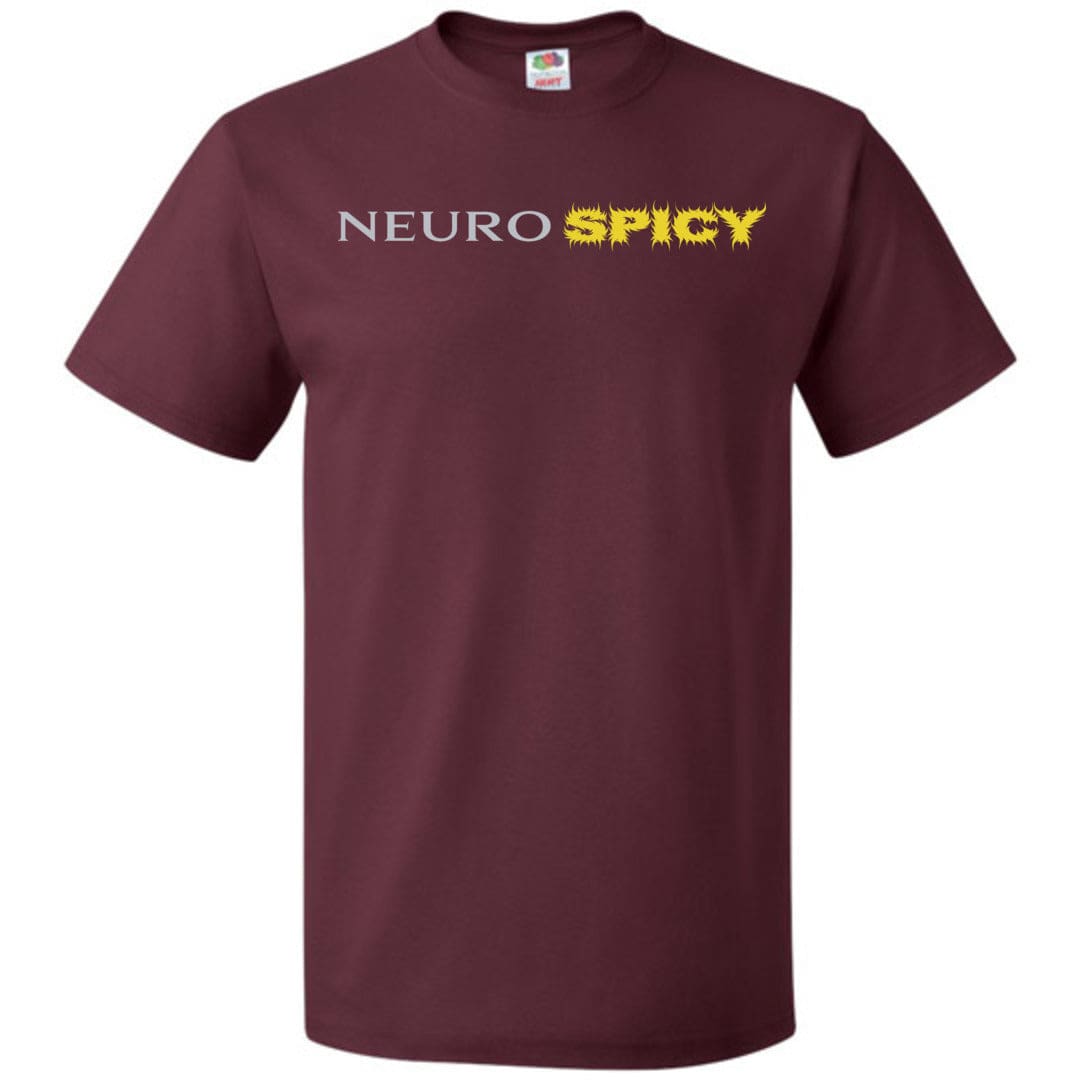 Neuro SPICY Unisex Classic Tee - Maroon / S