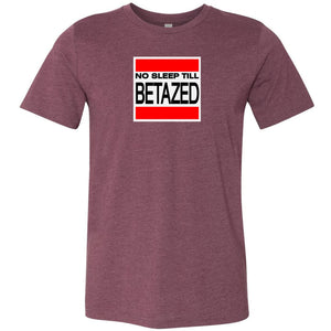 No Sleep Till Betazed Unisex Premium Tee - Heather Maroon / XS