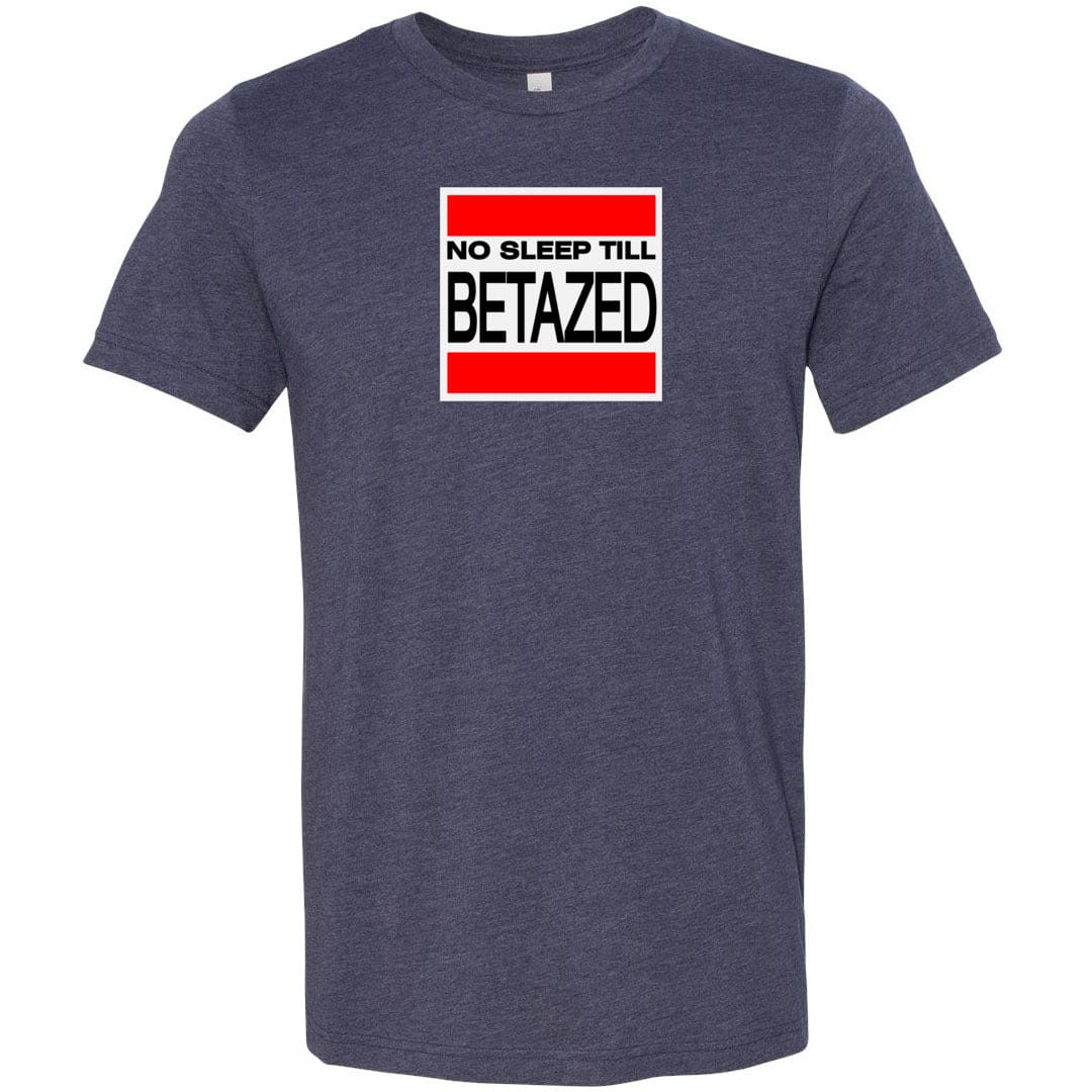 No Sleep Till Betazed Unisex Premium Tee - Heather Midnight Navy / XS