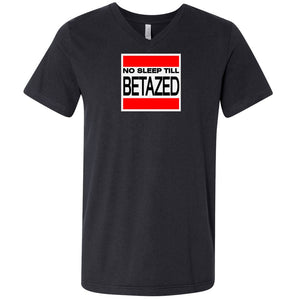 No Sleep Till Betazed Unsiex Premium V-Neck Tee - Vintage Black / S