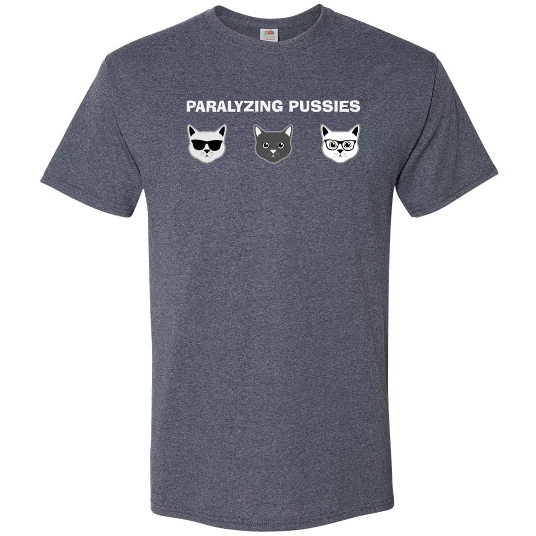 Paralyzing Pussies Mod Unisex Classic Tee - Vintage Heather Navy / S