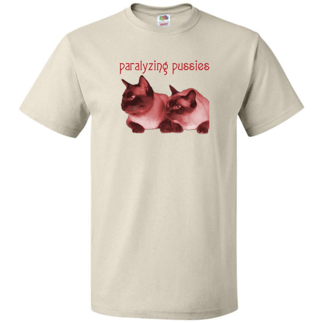 Paralyzing Pussies Siamese Unisex Classic Tee - Natural / S