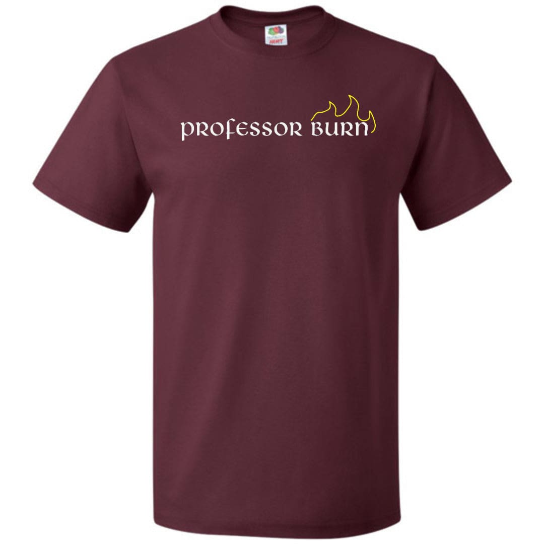 Professor Burn Unisex Classic Tee - Maroon / S