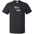 Pronoun Wishing Star They She Unisex Classic Tee - Black / S