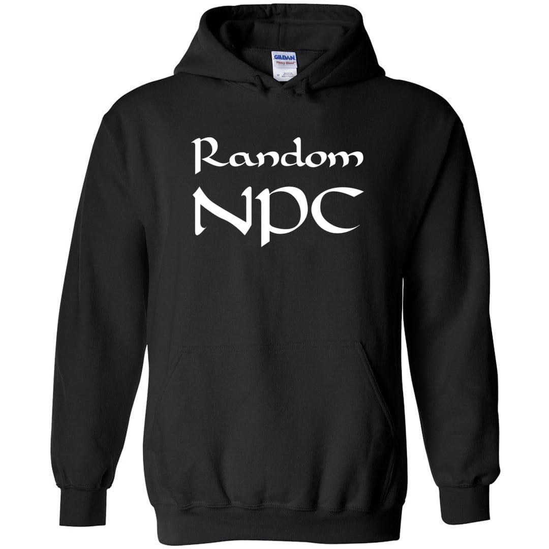 Random NPC Unisex Pullover Hoodie - Black / S