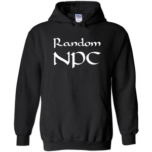 Random NPC Unisex Pullover Hoodie - Black / S