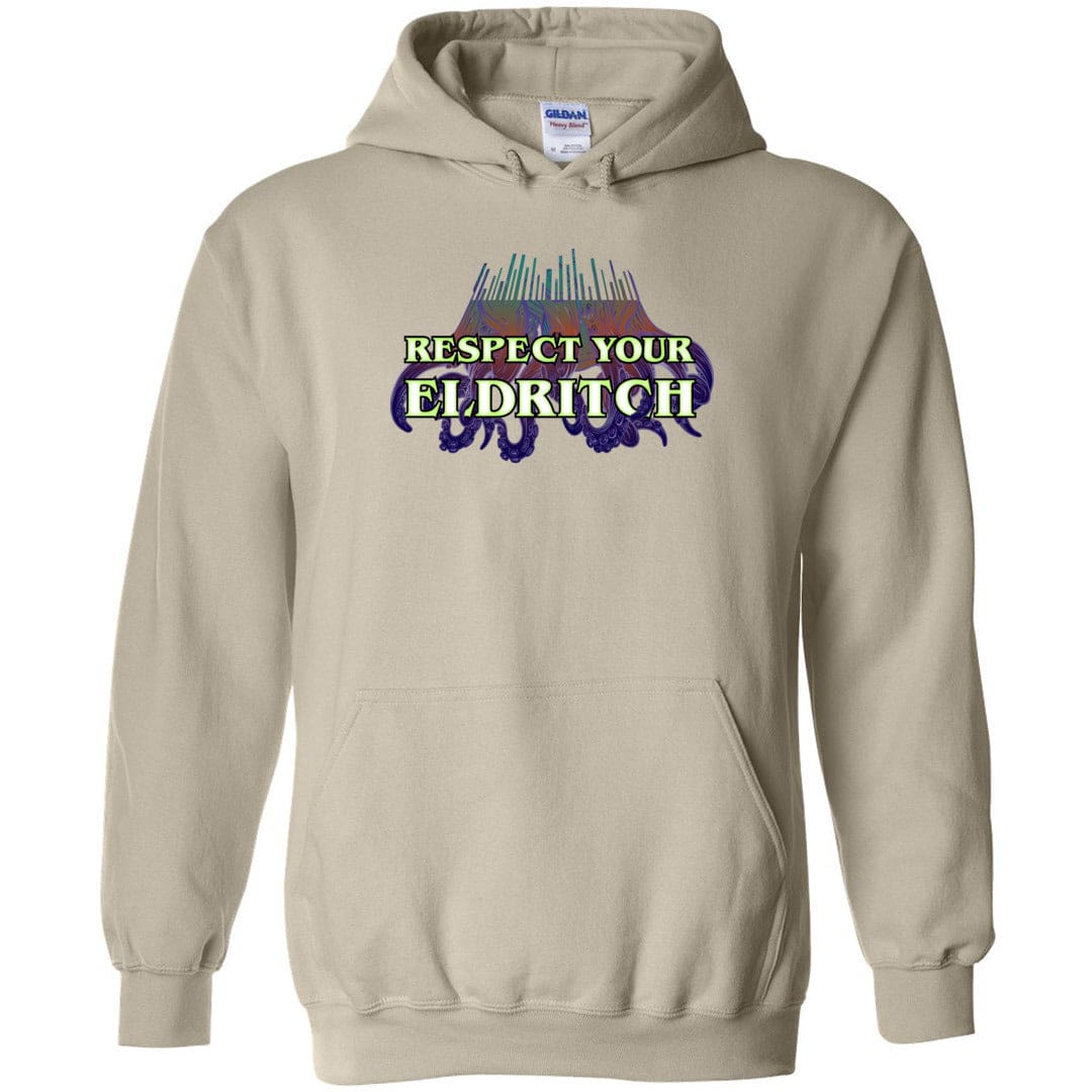 Respect Your Eldritch Unisex Pullover Hoodie - Sand / S