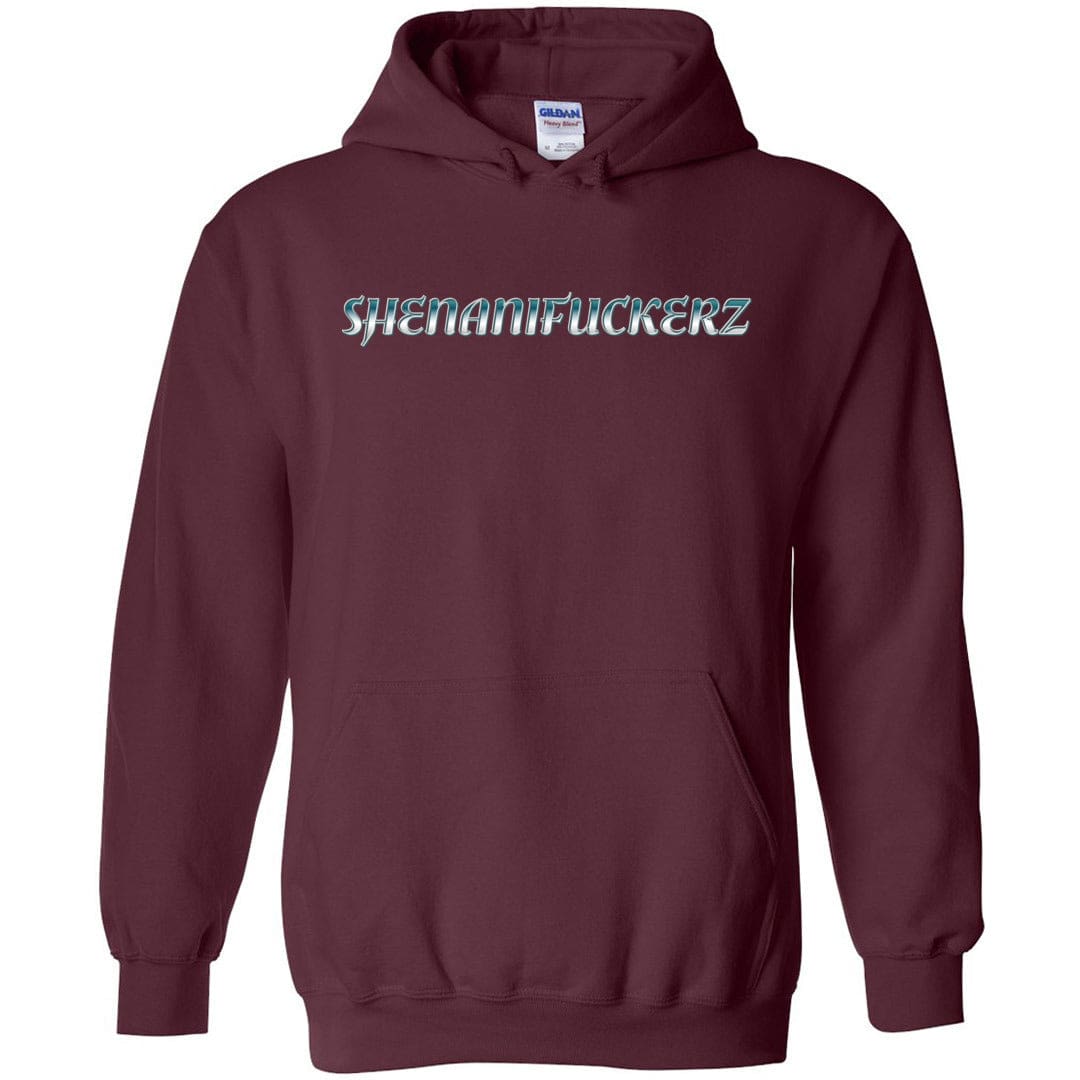 Shenanifuckers Unisex Pullover Hoodie - Maroon / S