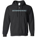 Shenanifuckers Unisex Zip Hoodie - Black / S