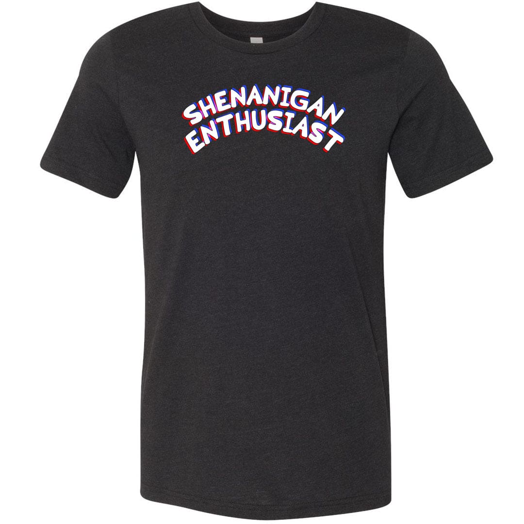 Shenanigan Enthusiast Unisex Premium Tee - Black Heather / XS