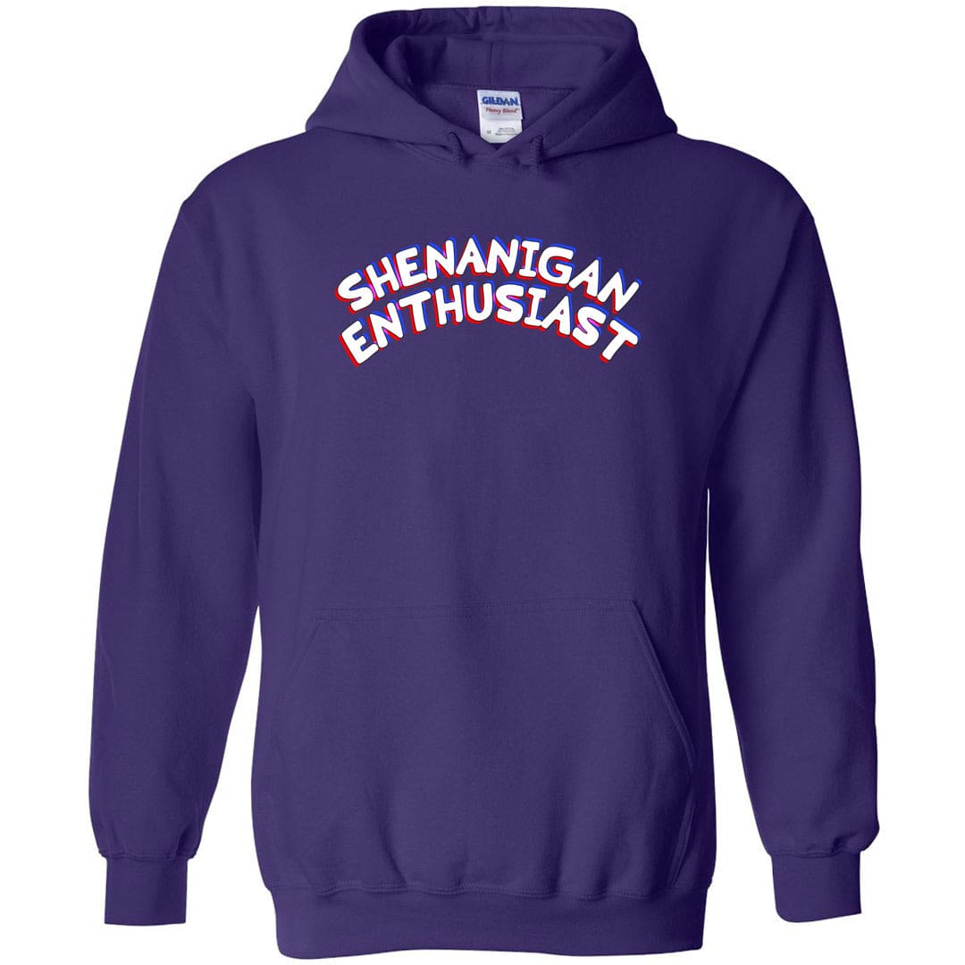 Shenanigan Enthusiast Unisex Pullover Hoodie - Purple / S