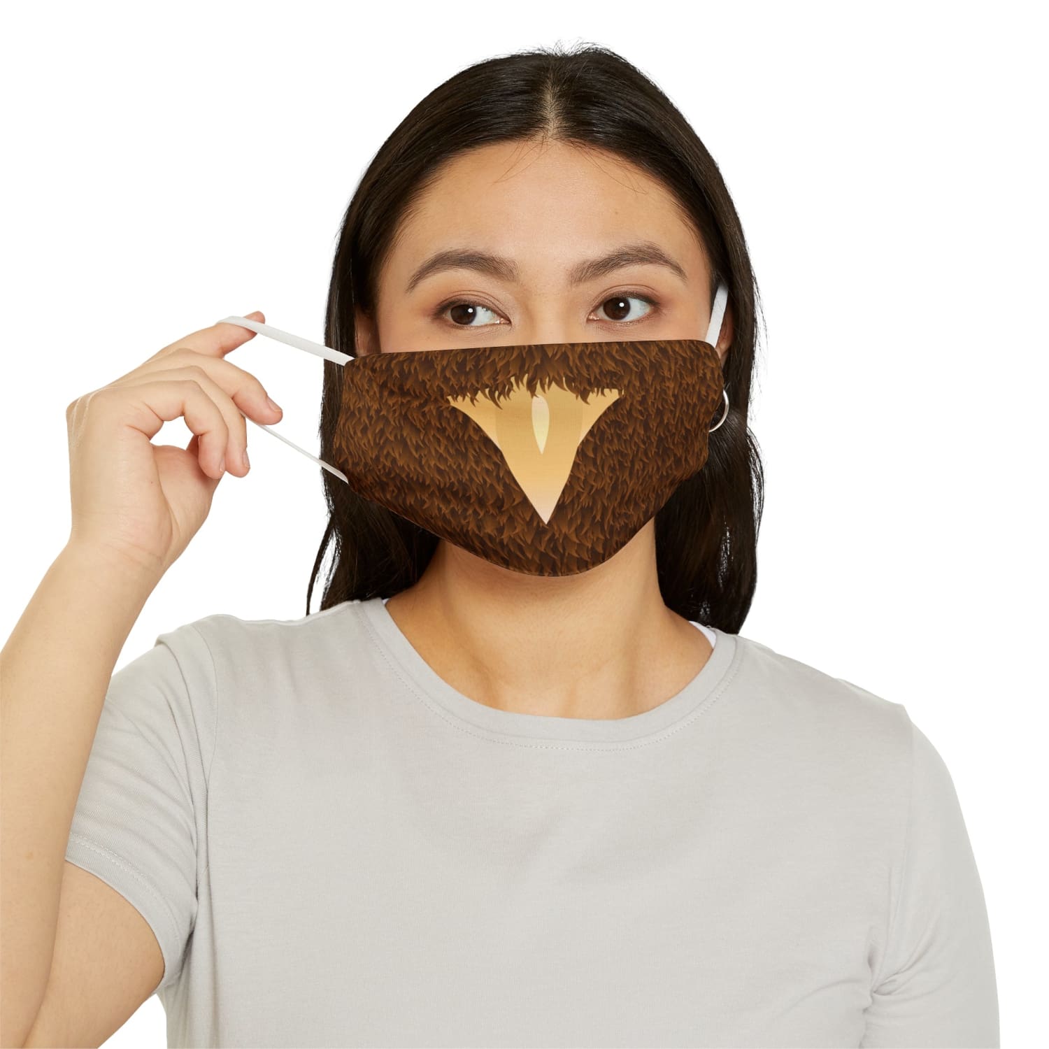 Snug-Fit Fabric Face Mask - 7.3’’ × 4.5’’ - Accessories