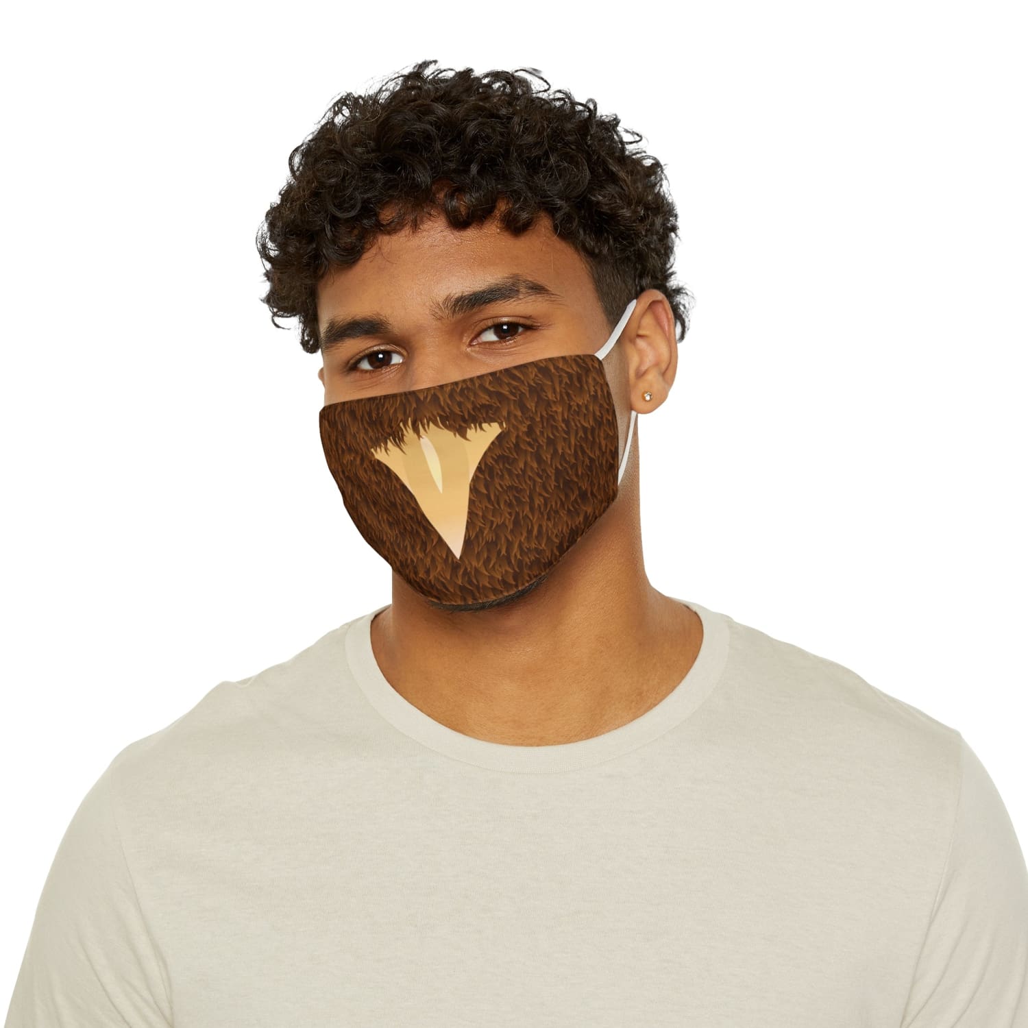 Snug-Fit Fabric Face Mask - 7.3’’ × 4.5’’ - Accessories