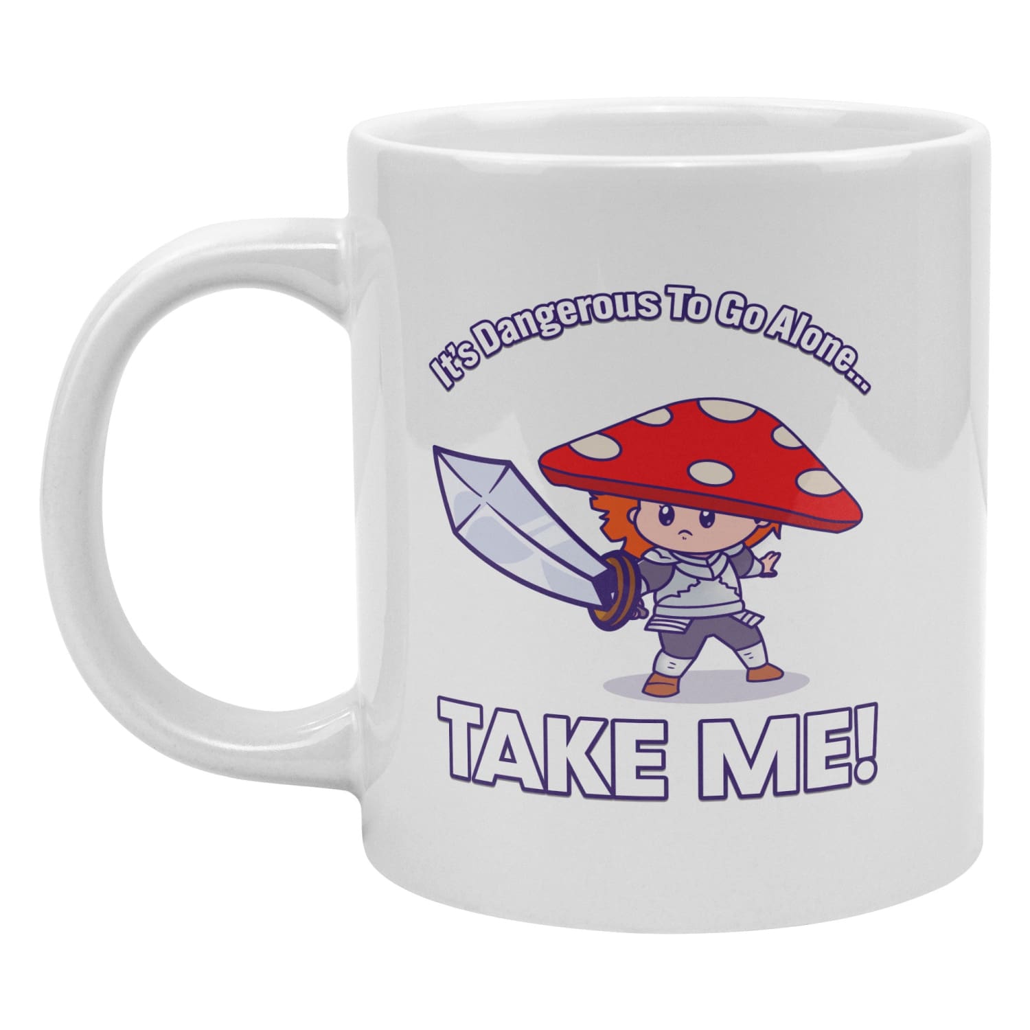 Take Me! 20oz White Mug - Full Wrap