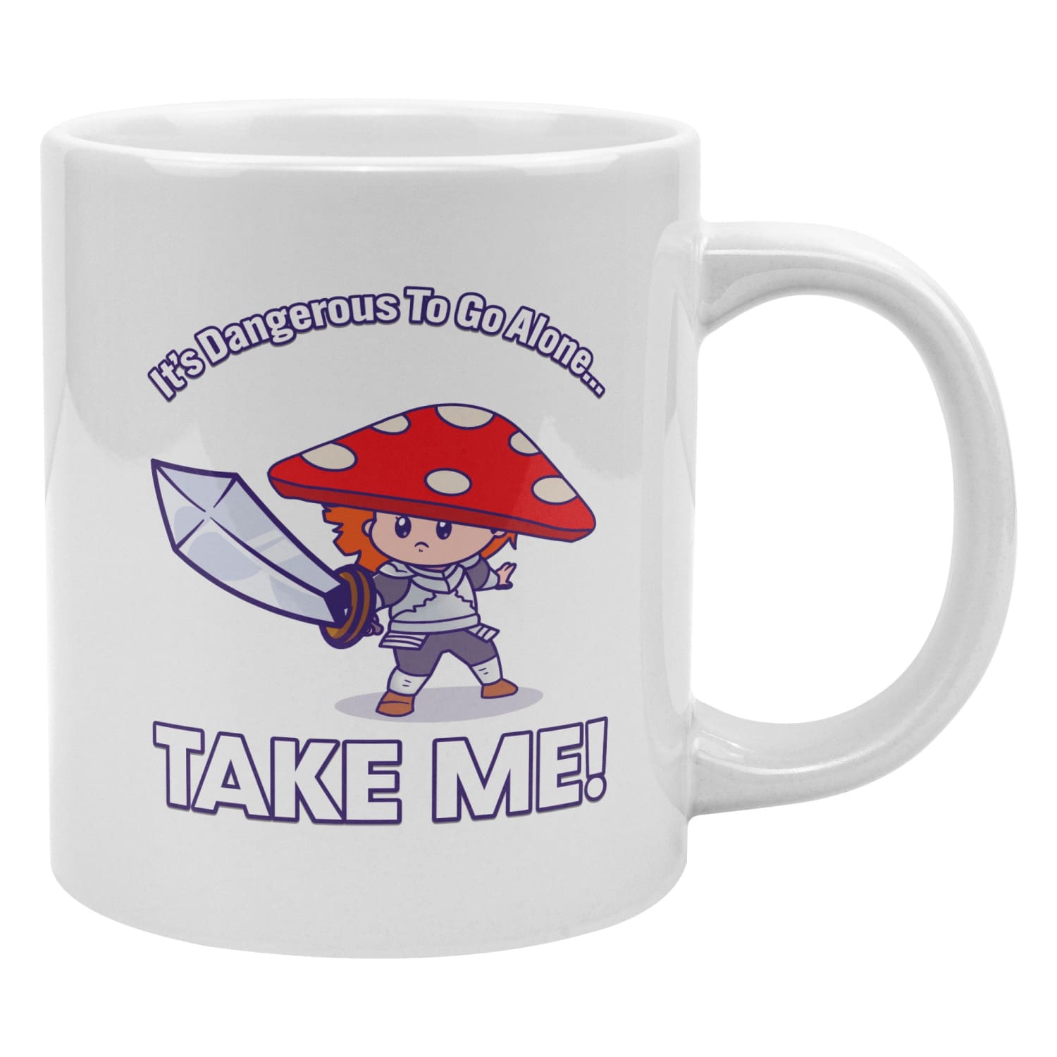 Take Me! 20oz White Mug - Full Wrap