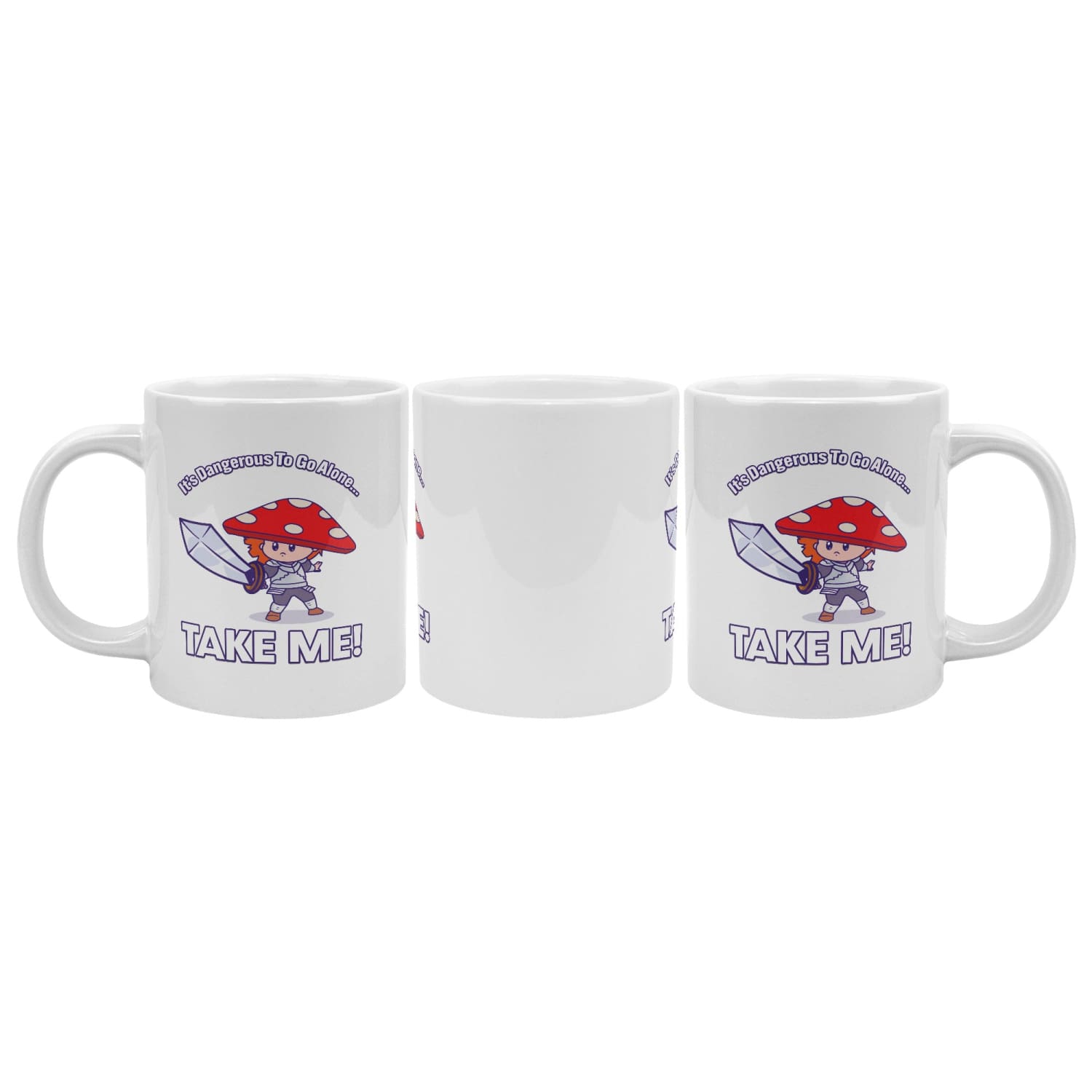 Take Me! 20oz White Mug - Full Wrap