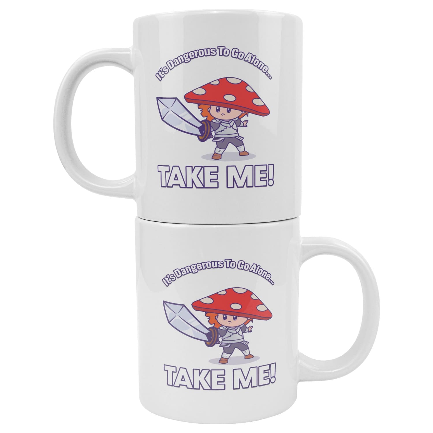 Take Me! 20oz White Mug - Full Wrap