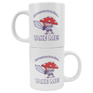 Take Me! 20oz White Mug - Full Wrap