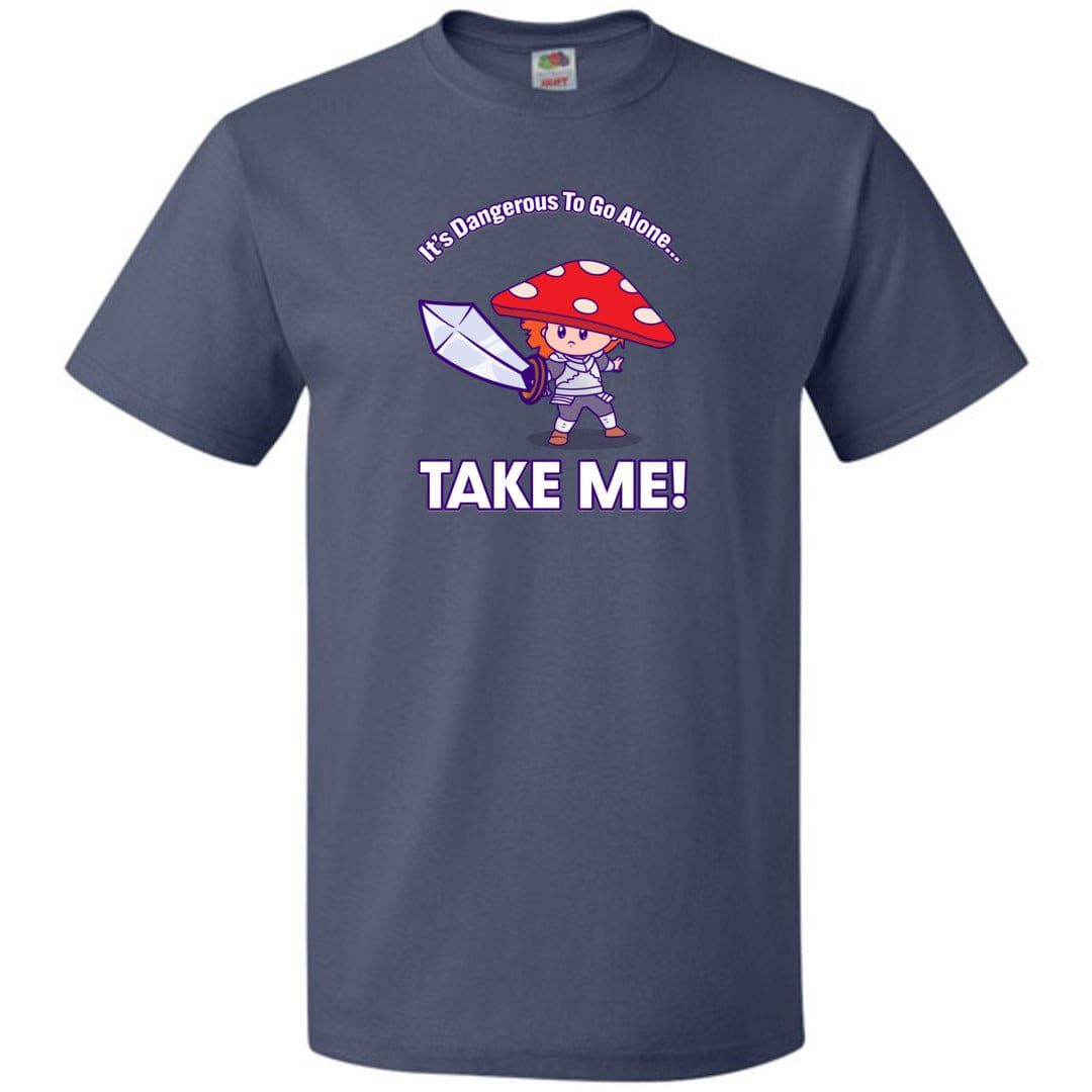 Take Me! Unisex Classic Tee - Denim / S