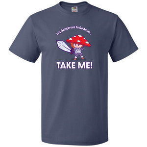 Take Me! Unisex Classic Tee - Denim / S