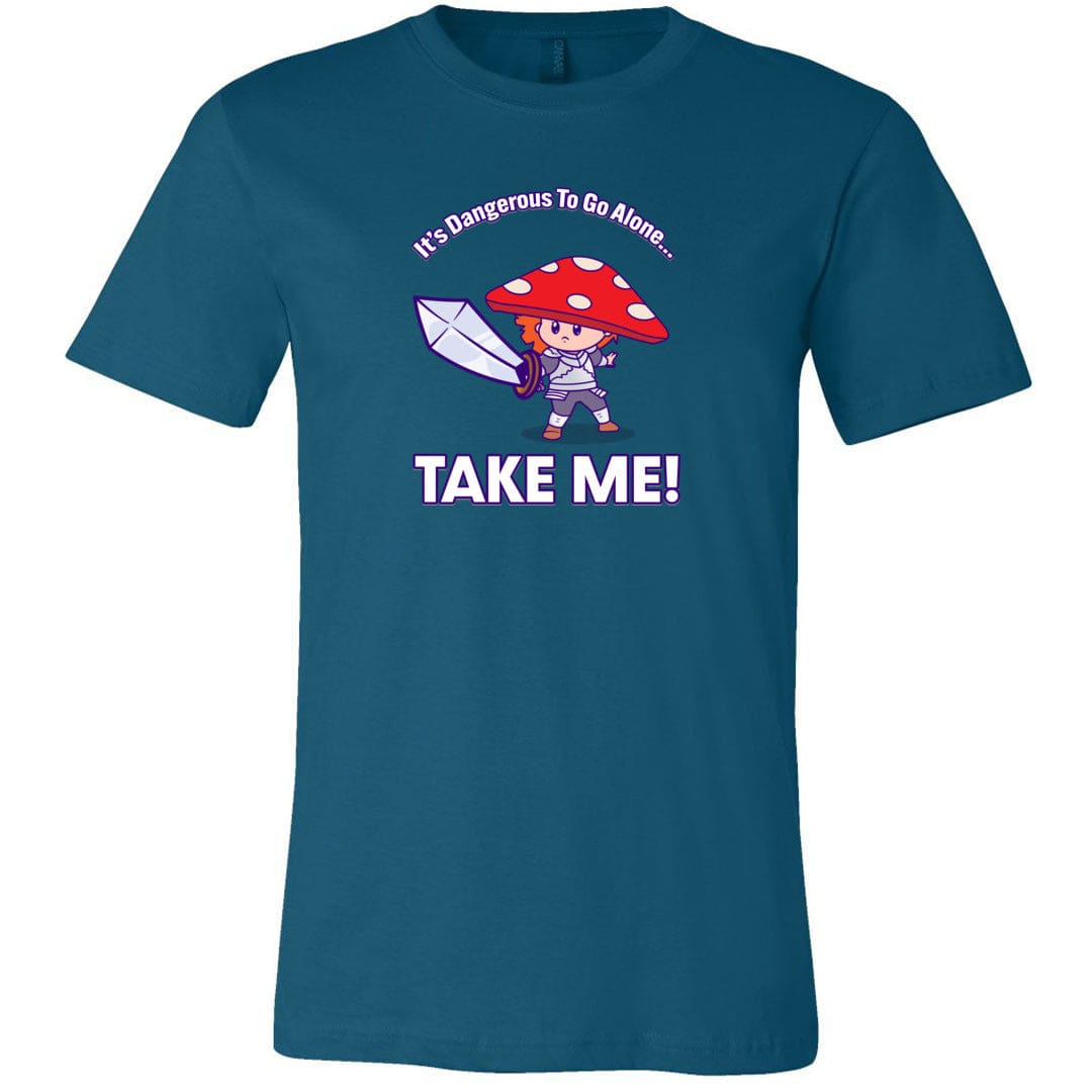 Take Me! Unisex Premium Tee - Deep Teal / XS