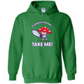 Take Me! Unisex Pullover Hoodie - Irish Green / S