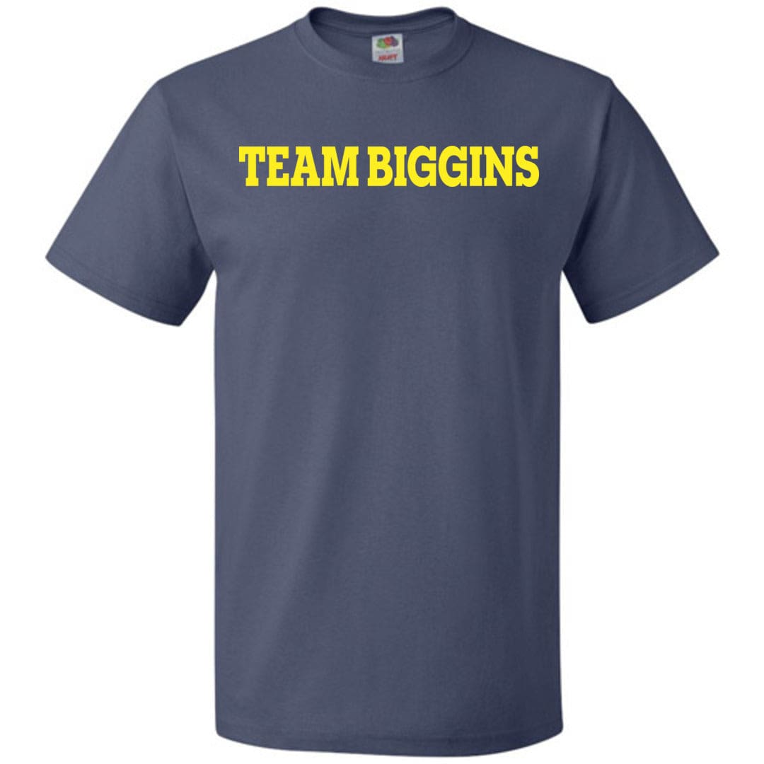 Team Biggins Unisex Classic Tee - Denim / S