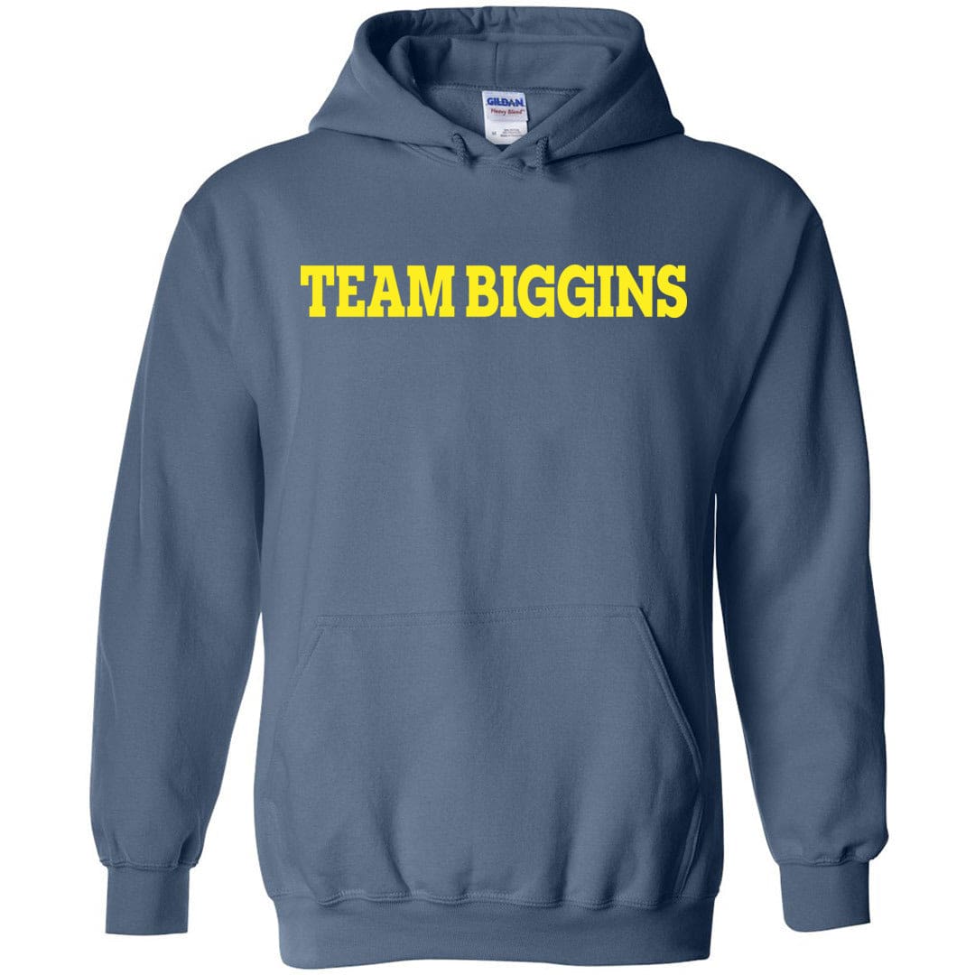 Team Biggins Unisex Pullover Hoodie - Indigo Blue / S