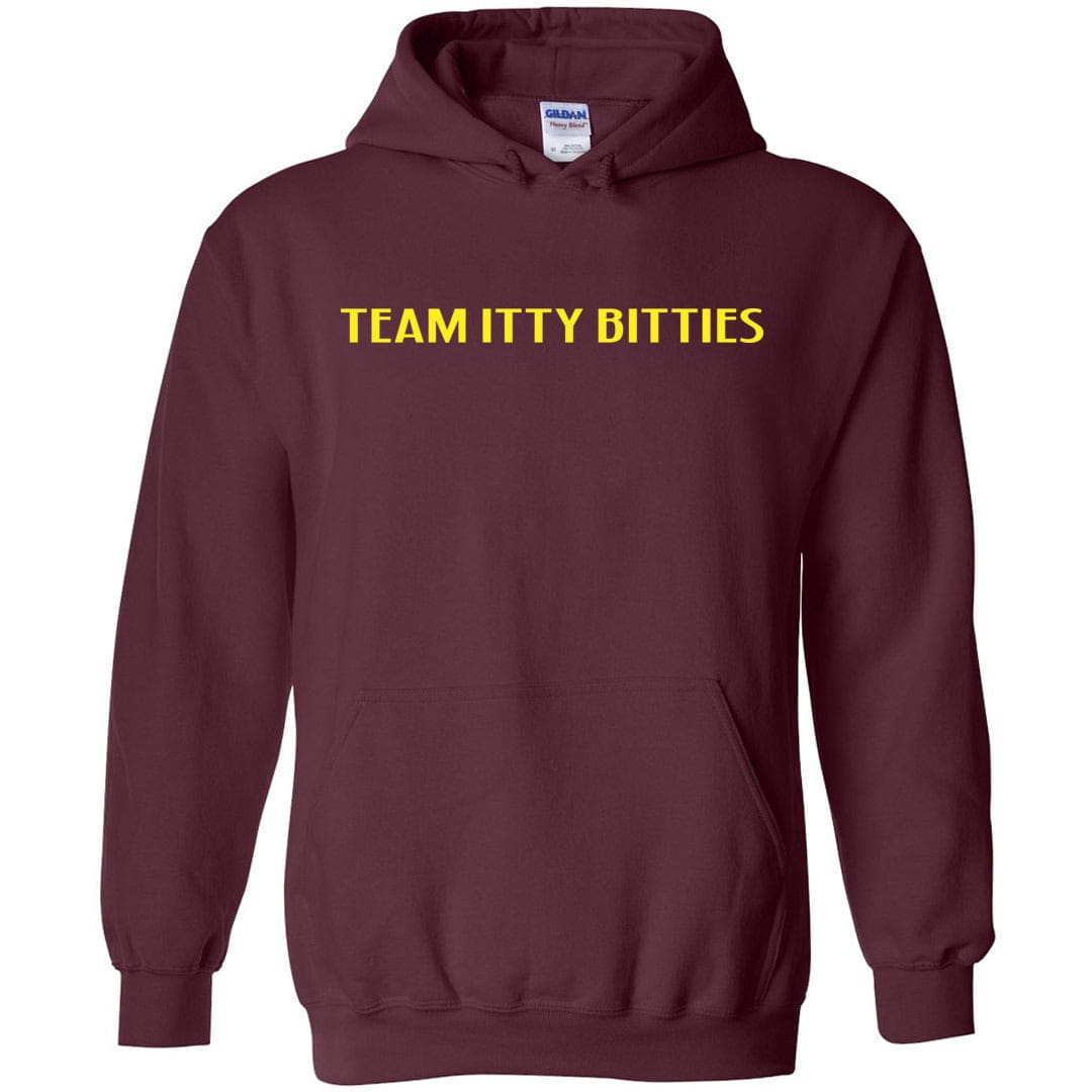 Team Itty Bitties Unisex Pullover Hoodie - Maroon / S