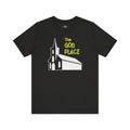 The God Place Unisex Premium Jersey Tee - Black Heather / S - T-Shirt