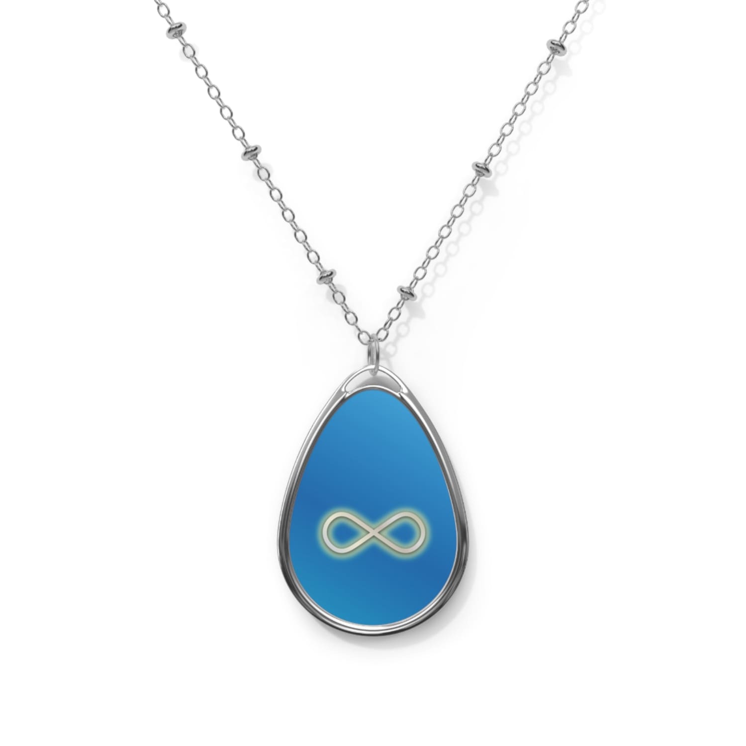 The Healer - Mishakal - Infinity Holy Symbol Necklace - One Size / Silver - Accessories