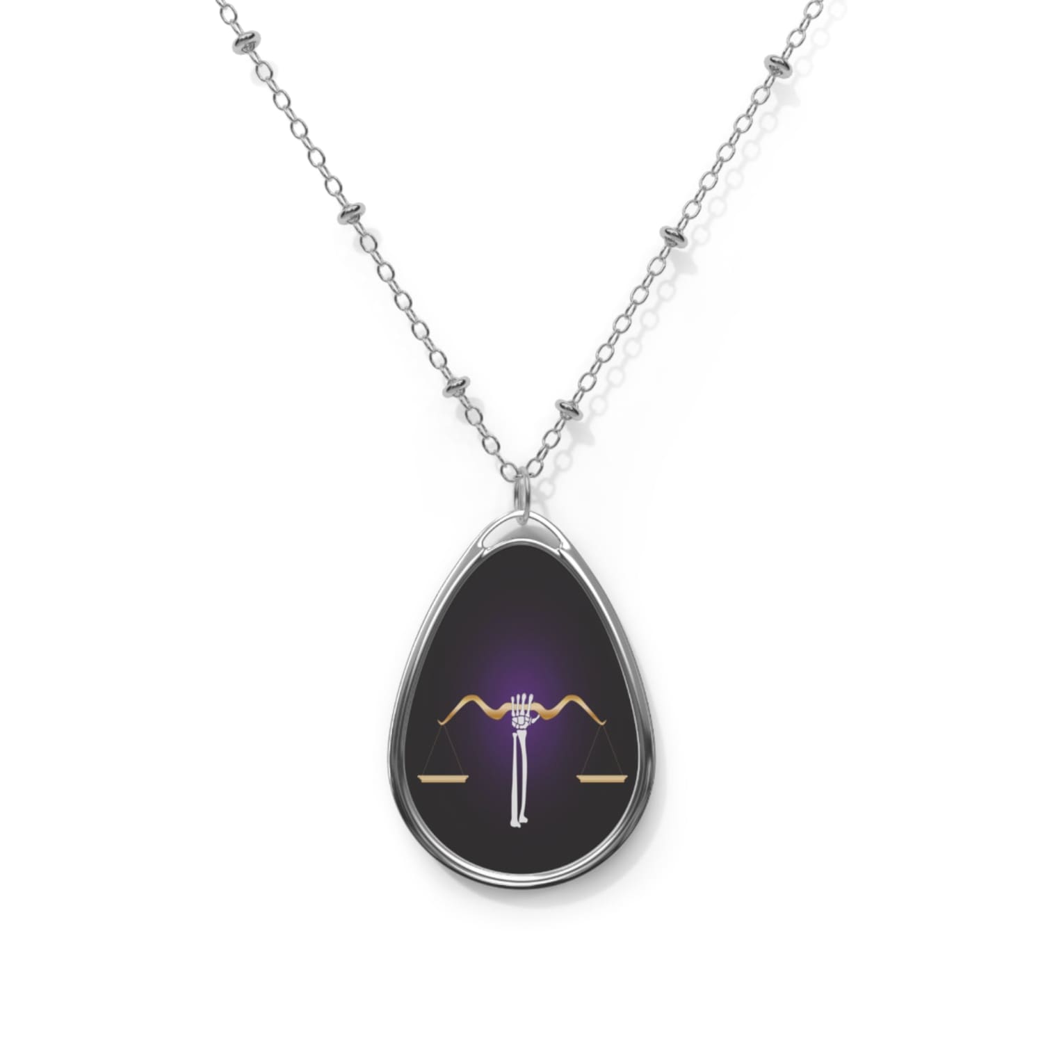 The Scales - Kelemvor - Holy Symbol Necklace - One Size / Silver - Accessories
