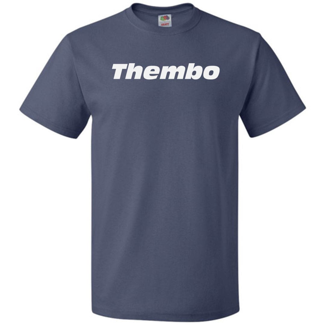 Thembo Unisex Classic Tee - Denim / S